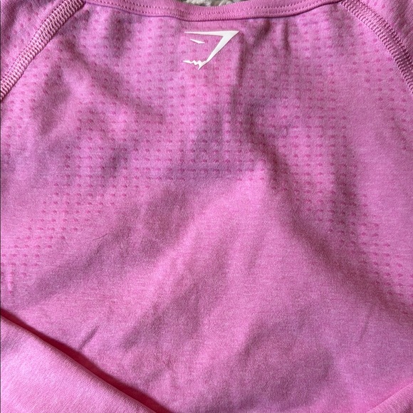 Gymshark Pink Long Sleeve Crop Top - Picture 5 of 5